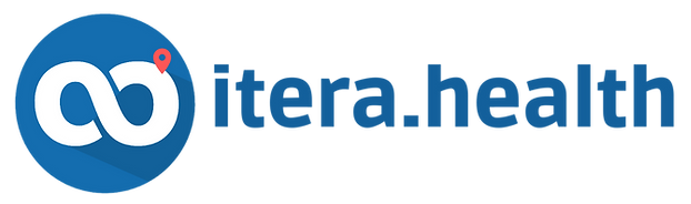 Logo with the words Itera Health